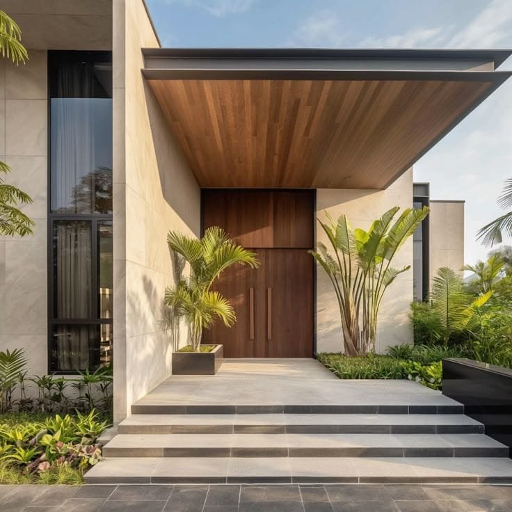 مظلات مداخل فلل