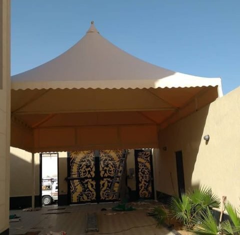 مظلات مداخل فلل