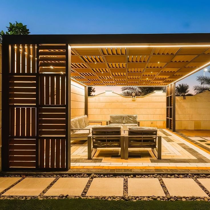 مظلات جلسات شتوية